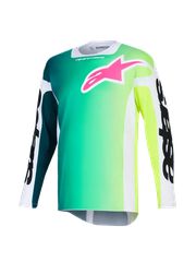 Μπλούζα Αντρική ALPINESTARS  Racer Portl Jersey Μαύρη-Πρασινη-Άσπρη