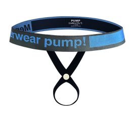 T-back Mens Underwear Jockstrap Blue