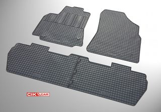 Cik - ΠΑΤΑΚΙΑ ΑΥΤΟΚΙΝΗΤΟΥ ΑΠΟ ΛΑΣΤΙΧΟ ΓΙΑ CITROEN BERLINGO 5ΘΕΣΙΟ / PEUGEOT PARTNER 5ΘΕΣΙΟ 2008-2015 / 2015-2018 ΣΕ ΜΑΥΡΟ ΧΡΩΜΑ ΜΕ ΚΟΥΜΠΩΜΑΤΑ - 4 ΤΕΜ. (RM.CI.0014/CK)