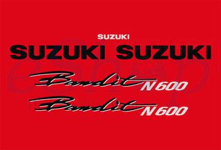Αυτοκόλλητα σετ για Suzuki GSF Bandit 600 N έκδοση 1995 - 2000