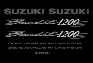 Αυτοκόλλητα σετ για Suzuki GSF Bandit 1200 S έκδοση 2001 - 2005