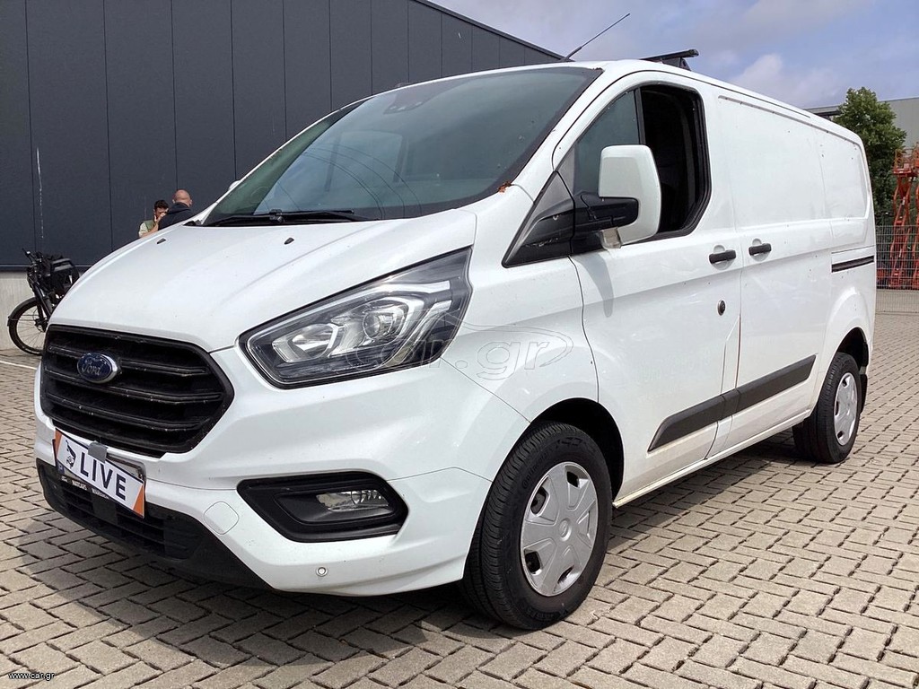 Κλούβα Ford 2019 Transit Custom L1H1*ΑΡΙΣΤΕΡΗ ΠΟΡΤΑ*3ΘΕΣΙΟ*Νavi*131hp