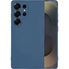 Silicon case protect lens for Samsung Galaxy S25 Ultra Dark Blue