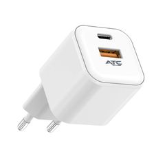 ATC-CHF15 GAN USB-A AND USB-C ULTRA FAST CHARGER 20W