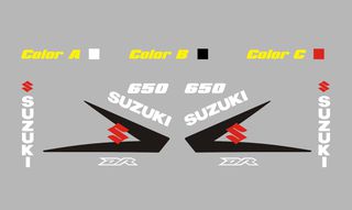 Αυτοκόλλητα σετ για Suzuki DR 650