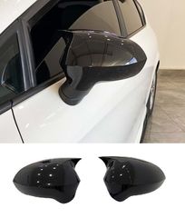 ΖΕΥΓΟΣ ΚΑΒΟΥΚΙΑ ΚΑΘΡΕΦΤΩΝ BLACK GLOSSY " ΒΑΤΜΑΝ-LOOK" ΓΙΑ SEAT IBIZA 6J (2008-2017) / LEON II 1P FACELIFT (2009-2012)