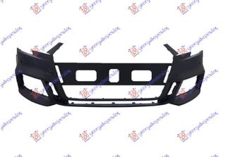 AUDI A3 8V ΠΡΟΦΥΛΑΚΤΗΡΑΣ ΕΜΠΡΟΣ ΒΑΦΟΜΕΝΟΣ (S3/S-LINE) (ΜΕ ΣΗΜΑΔΙΑ ΚΟΠΗΣ ΓΙΑ ΠΙΤΣΙΛΙΣΤΗΡΙΑ) (ΜΕ 2 PDC)