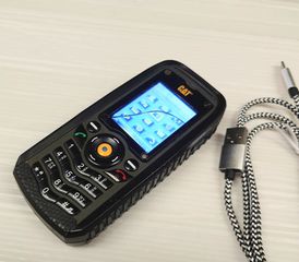 CAT B25 Κινητό τηλέφωνο Dual Sim Black (Ελληνικό μενού) A9066 ΤΙΜΗ-thumb-1