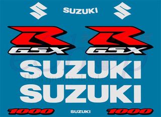 Αυτοκόλλητα σετ για Suzuki Gsxr 1000R Μπλε έκδοση 2008 2009