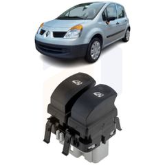 Διακόπτης παραθύρου εμπρός αριστερός για Renault Modus 2005 2006 2007 2008 2009 2010 2011 2012 2013 8200214939