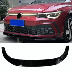 Lip spoiler μαύρο πλαστικό γυαλιστερό - Vw Golf 8 GTi