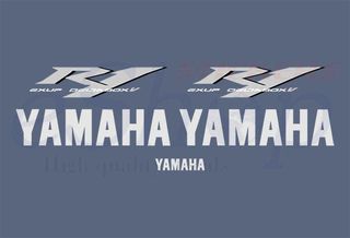 Αυτοκόλλητα σετ για YAMAHA YZF R1 2004 2005 Γκρι Μπλε έκδοση