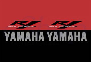 Αυτοκόλλητα σετ για YAMAHA YZF R1 2004 2005 Κόκκινη έκδοση