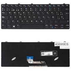 Teclado Español para Portátil - Spanish Laptop Keyboard για Dell Latitude 3310 3300 3190 2-in-1 Latitude 13 3380 3189 3180 343NN 0343NN NG83V 36G3P 036G3P PK131WY3A00 03H2DY ES Black ( Κωδ.40695ES )