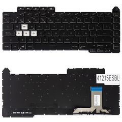 Teclado Español para Portátil - Spanish Laptop Keyboard για Asus ROG Strix G15 G513 G513Q G513IR G513QY G513QY-2C G513QM 0KBR0-4810US00 0KNR0-481KUS00 ES No Frame RGB Backlight Black ( Κωδ.41215ESBL )