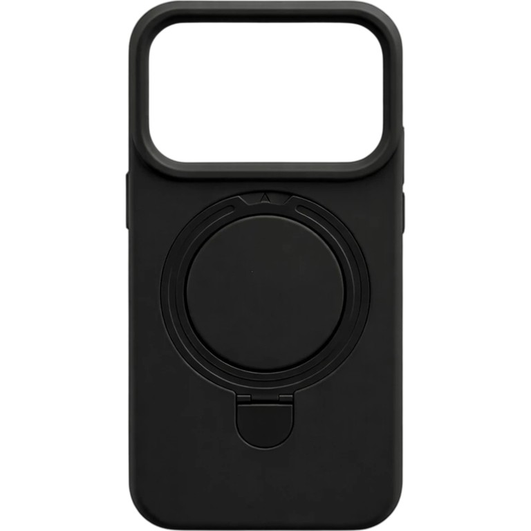 Obastyle Kickstand Silicon Case for iPhone 17 Pro Black