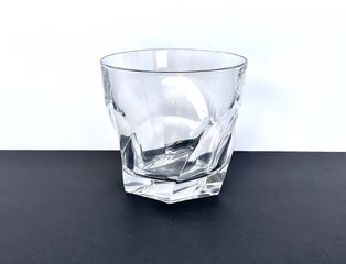 18 Κρυστάλλινα Ποτήρια Whisky Twist Design, Βαριά & Ποιοτικά, Vintage 80s, Άριστα, Σαν Καινούργια