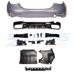 Προφυλακτήρας πίσω με Diffuser PDC κατάλληλο για MERCEDES C-Class (W206) Sedan (2021-On)
