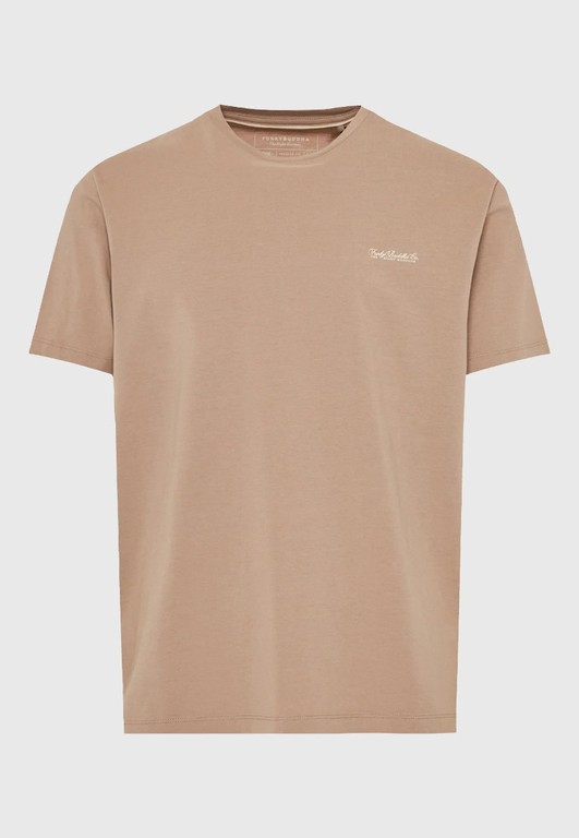 Funky Buddha Ανδρικό μονόχρωμο T-shirt - The basics collection FBM013-001-04