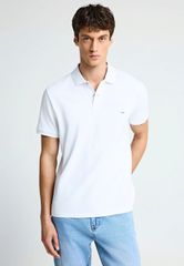 Funky Buddha Ανδρική Essential μπλούζα πόλο από βαμβάκι FBM013-001-11