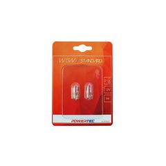 T10 W5W 12V W2,1x9,5d (ΚΑΡΦΩΤΟ ΑΚΑΛΥΚΟ) POWERTEC STANDARD ΑΛΟΓΟΝΟΥ 2ΤΕΜ. M-TECH