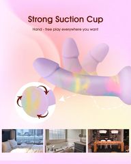 Colorful Silicone Realistic Dildo-thumb-4