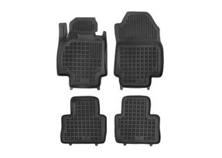 Λαστιχένια πατάκια Toyota RAV4 (2018-2026) with manual gearbox, 4x4 (AWD), 2x4 (FWD) τύπου σκαφάκι - 4τμχ., Rezaw Plast