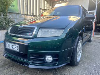 Skoda Fabia 2002 look RS-Χρωμα Πέρλα-Οθόνη Αφής-ΖαντολάστιχαΤέλη 26 Πληρωμένα