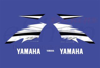 Αυτοκόλλητα σετ για YAMAHA YZF R1 2006 Μπλε έκδοση