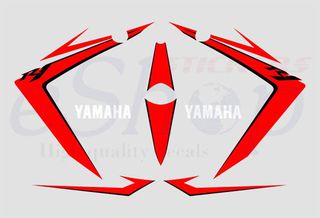 Αυτοκόλλητα σετ για YAMAHA YZF R1 2007 Λευκή Κόκκινη έκδοση