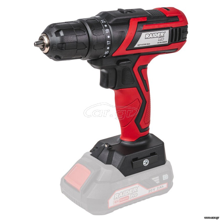 RAIDER R20 Solo Δραπανοκατσάβιδο 10mm 44Nm RDP-KCD20 030234