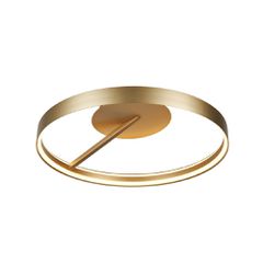 Φωτιστικό Οροφής ROLLIE LED 42W CCT 2100lm – Χρυσό Αλουμινίου, SMD, IP20, Φ576x145mm