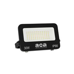 Προβολέας LED SMD 30W 3CCT 3000lm, RA>80, στεγανός IP66, 185-265V Μαύρος