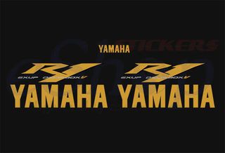 Αυτοκόλλητα σετ για YAMAHA YZF R1 2008 Μαύρη έκδοση