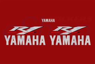 Αυτοκόλλητα σετ για YAMAHA YZF R1 2008 Κόκκινη σκούρα έκδοση