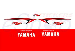 Αυτοκόλλητα σετ για YAMAHA YZF R1 2009 Λευκή Κόκκινη έκδοση