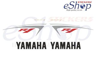 Αυτοκόλλητα σετ για YAMAHA YZF R1 2009 Λευκή EU έκδοση