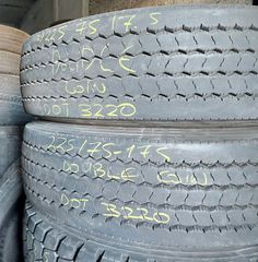225/75-17.5 σε υπέρ άριστη κατάσταση! (2τμχ ίσια)-thumb-2