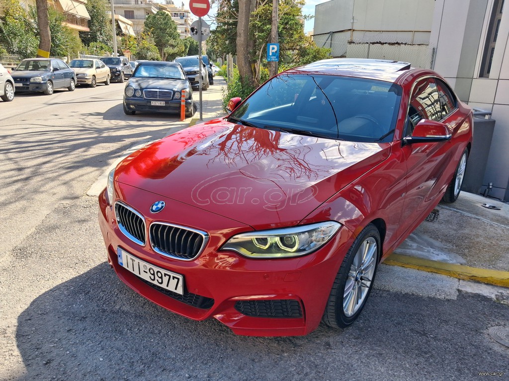 Bmw 218 2017 COUPΕ M SPORT STEPTRONIC ΗΛΕΚΤΡΙΚΗ ΟΡΟΦΗ