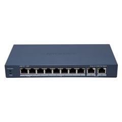 Hikvision DS-3E1310HP-EI(B) PoE Switch 8x10/100M, 2xGigabit Uplink, 110W