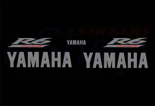 Αυτοκόλλητα σετ για YAMAHA YZF R6 2005 Μαύρη έκδοση