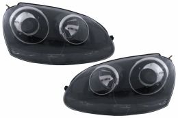 Μπροστινά φανάρια xenon για VW Golf 5 V Mk5 (2003-2007), Jetta (2005-2010), GTI R32 Black Edition