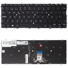 Teclado Español para Portátil - Spanish Laptop Keyboard για Dell XPS 13 9365 2-in-1 0CNXM8 CNXM8 PK131QS1A17 PK131QS1A21 0N26M0 26HWV N26M0 GK2HH X4GMK P71G K0P6H ES No Frame Backlight Black ( Κωδ.410