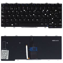 Teclado Español para Portátil - Spanish Laptop Keyboard για Dell Latitude E7250 E5270 E5250 E7270 E7275 E7350 E7370 Latitude 11 3150 3160 XPS 12 7000 12 7275 12 9250 MJ8HY 0MJ8HY R2VF8 0R2VF8 ES No Fr