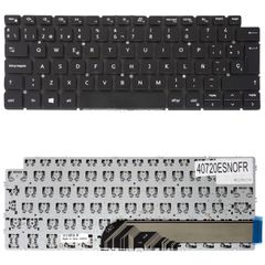 Teclado Español para Portátil - Spanish Laptop Keyboard για Dell 7300 7306 7390 14 5000 5405 5406 5490 5493 5498 7000 7H37T 07H37T 7DYJK N11KN 0N11KN ND1K9 0ND1K9 ES No Frame Black ( Κωδ.40720ESNOFR )