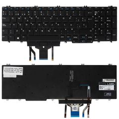 Teclado Español para Portátil - Spanish Laptop Keyboard για Dell Precision 7530 7740 7540 7730 06P79 006P79 H3RJ8 0H3RJ8 MVPVN 0MVPVN 266YW 0DK60 00DK60 0NMVF 00NMVF PK1328J1A01 ES No Frame Backlight