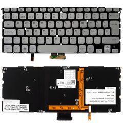 Teclado Español para Portátil - Spanish Laptop Keyboard για Dell XPS 14z L412z 15z L511z L512z P42G 0XGP9P XGP9P 0F4XK 00F4XK 09F6M9 9F6M9 0TM4D0 TM4D0 01DNYG 1DNYG ES No Frame Backlight Silver ( Κωδ.