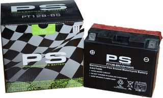 ΛΥΡΗΣ PS BATTERIES PT12B-BS (YT12B-BS), 12Ah/10A, ΔΕΞ(-), PT12B-BS