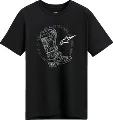 Μπλούζα Αντρική ALPINESTARS  Tech Boot CSF T-Shirt  μαύρη