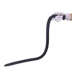 Long Black Silicone Anal Plug 100cm-thumb-6